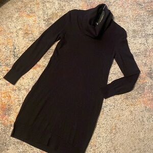 NWT Donna Karan Black Sweater Dress S